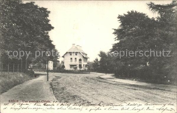 Liege Luettich Une avenue Cointe