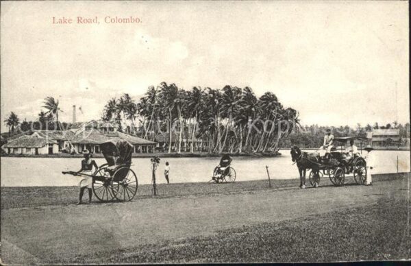 Colombo Ceylon Sri Lanka Lake Road