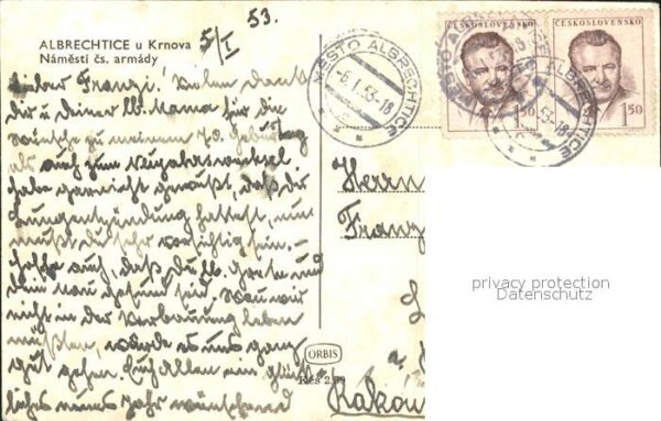 Albrechtice Lanskrouna Krnova Namesti Kirche – Bild 2