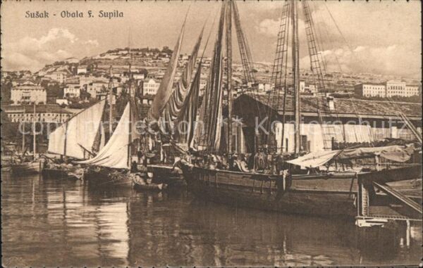 Susak Obala F. Supila Segelboote