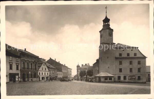 Roemerstadt Rymarov Stadtplatz