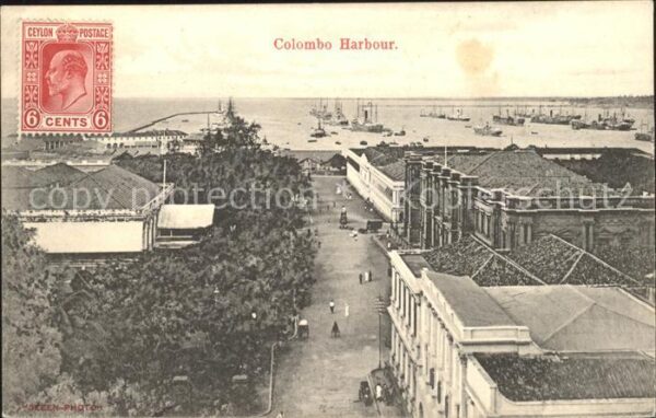 Colombo Ceylon Sri Lanka Harbour