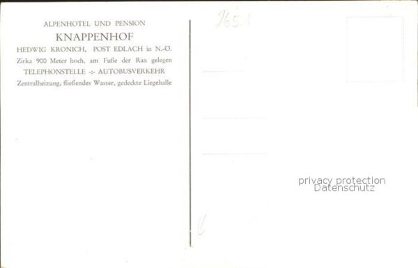 Edlach Alpenhotel-Pension Knappenhof – Bild 2