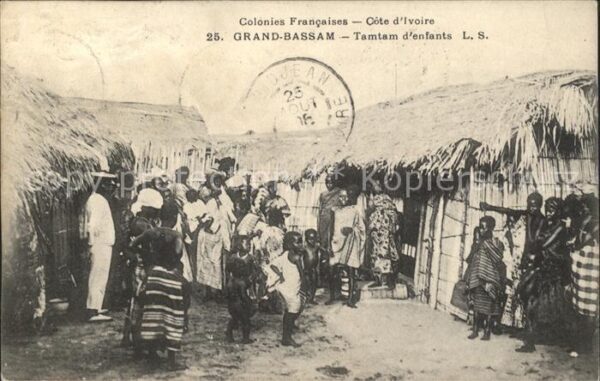 Grand Bassam Colonies Francaises Cote d  lvoire