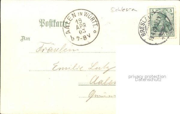 Breslau Niederschlesien Rathaus Wappen – Bild 2
