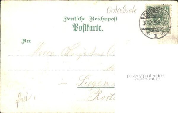 Bromberg Pommern Westpreussen Stadttheater Post Friedrichsplatz Deutsche Reichsp – Bild 2