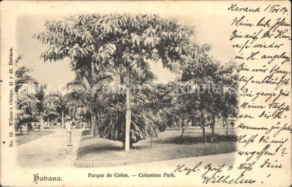 Habana Havana Parque de Colon Columbus Park