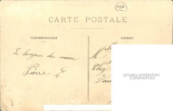 Fes Fez Maroc Sur la route de Fez Collection Le Maroc Illustre Pferdefuhrwerk – Bild 2