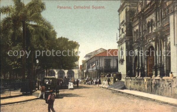 Panama City Panama Cathedral Square