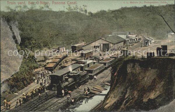 Panama City Panama Train yard Bas Obispo Panama Canal