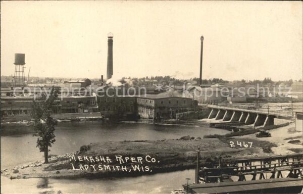 Ladysmith Wisconsin Menasha Paper Co Industry