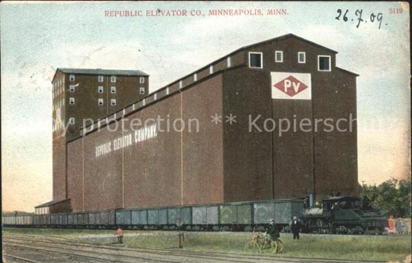 Minneapolis Minnesota Republic Elevator Co Railway