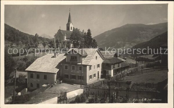 Piller Ortsansicht mit Kirche