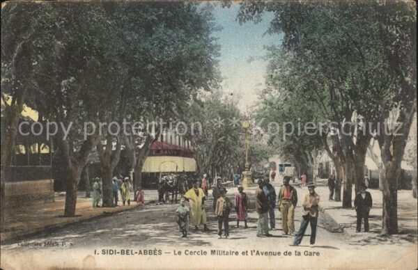Sidi-Bel-Abbes Cercle Militaire Avenue de la Gare