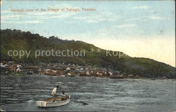 Taboga General view of the village