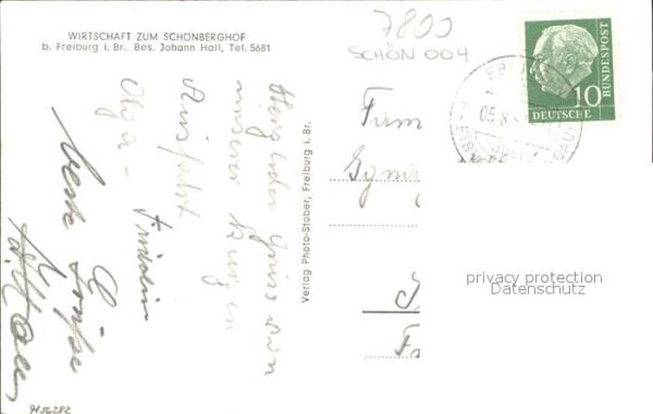 Freiburg Breisgau Gasthaus Schoenberghof – Bild 2
