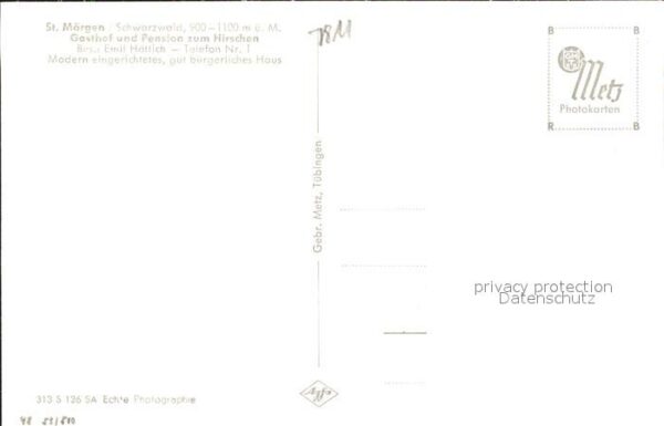 St Maergen Gasthaus Pension zum Hirschen – Bild 2