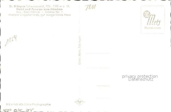 St Maergen Gasthaus Pension zum Hirschen – Bild 2
