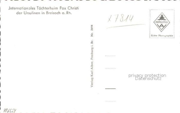 Breisach Rhein Toechternheim Pax Christi der Ursulinen – Bild 2