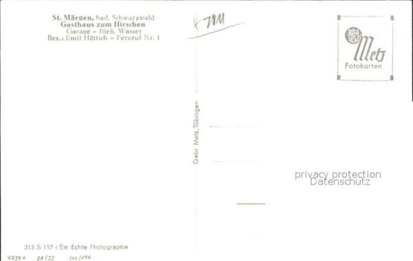 St Maergen Gasthaus Pension zum Hirschen – Bild 2