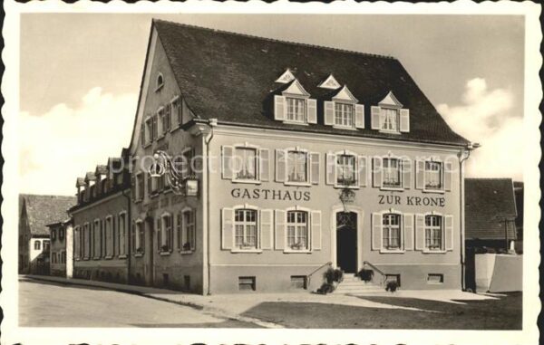 Auggen Gasthaus Weinstube zur Krone