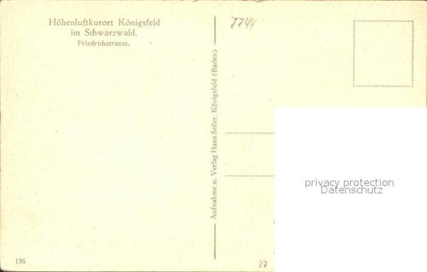 Koenigsfeld Schwarzwald Friedrichstrasse – Bild 2