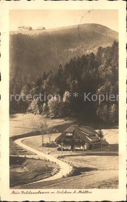 Belchen Baden Gasthaus Belchenhaus Jos. Stiefvater