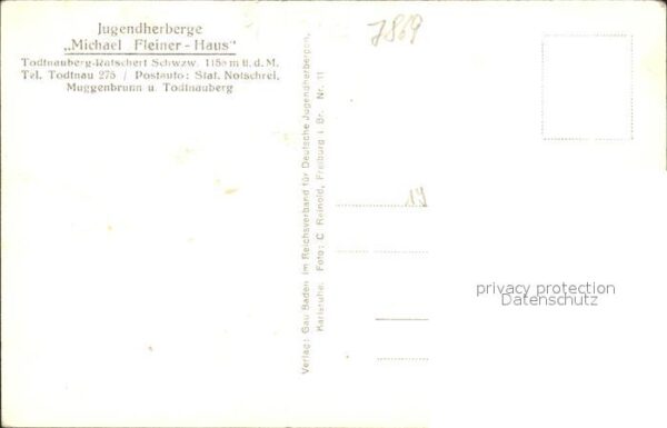 Todtnauberg Jugendherberge Michael Fleiner Haus – Bild 2