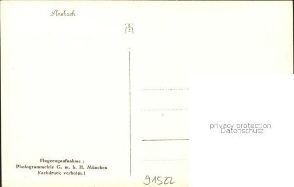 Ansbach Mittelfranken Fliegeraufnahme – Bild 2