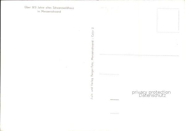 Menzenschwand altes Schwarzwaldhaus – Bild 2