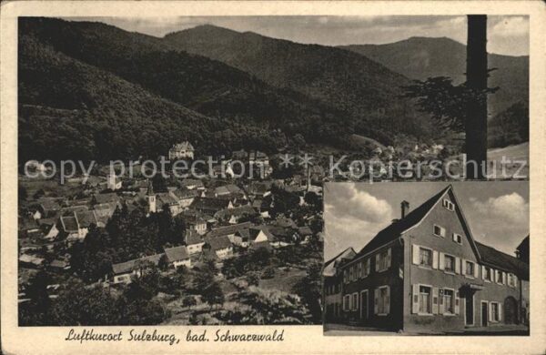 Sulzburg Gasthaus zum wilden Mann Alfrd Guetle