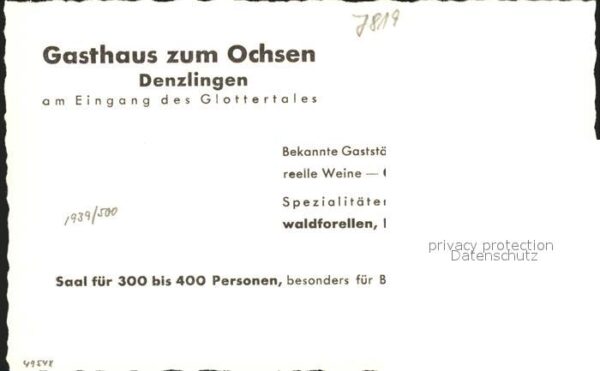 Denzlingen Gasthaus zum Ochsen – Bild 2