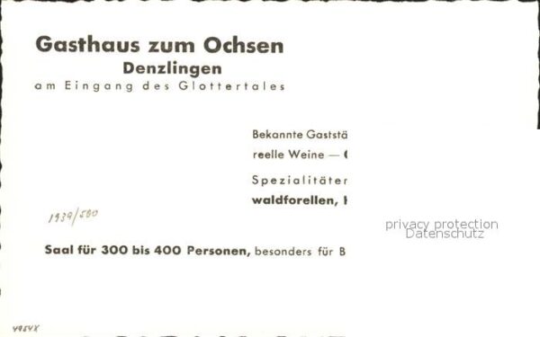 Denzlingen Gasthaus zum Ochsen – Bild 2
