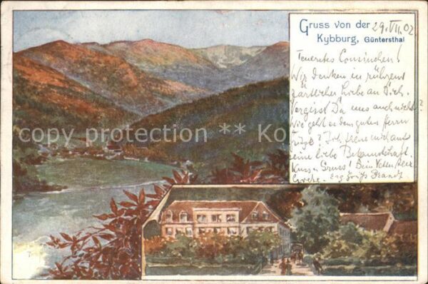 Guenterstal Freiburg Kybburg Kuenstlerkarte
