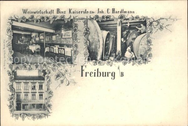 Freiburg Breisgau Weinwirtschaft Binz Kaiserstrasse Hardtmann