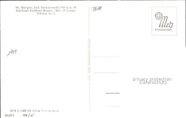 St Maergen Kurhaus Goldene Krone – Bild 2