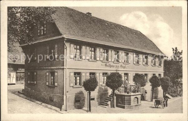 Sasbach Achern Gasthaus Pension zum Engel Habich Witwe