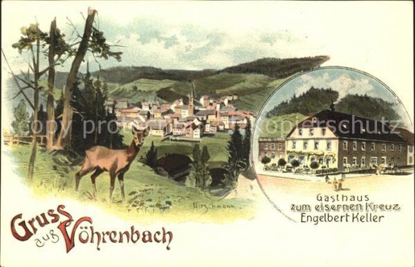 Voehrenbach Gasthaus zum eisernen Kreuz Engelbert Keller