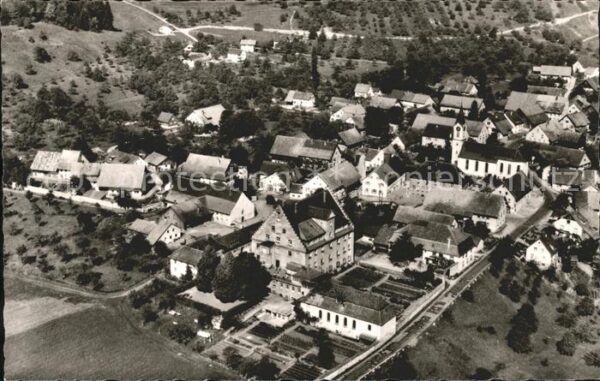 Gurtweil Fliegeraufnahme Erzbischoefliches Maedchenheim St. Elisabeth