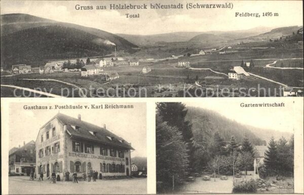 Feldberg Schwarzwald Hoelzlebruck Gasthaus zum Posthaeusle Karl Reichmann