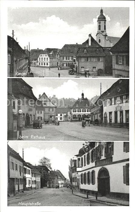 Riegel Kaiserstuhl Hauptstrasse Rathaus
