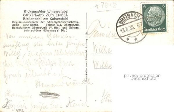 Bickensohl Gasthaus zum Engel Winzerstube – Bild 2