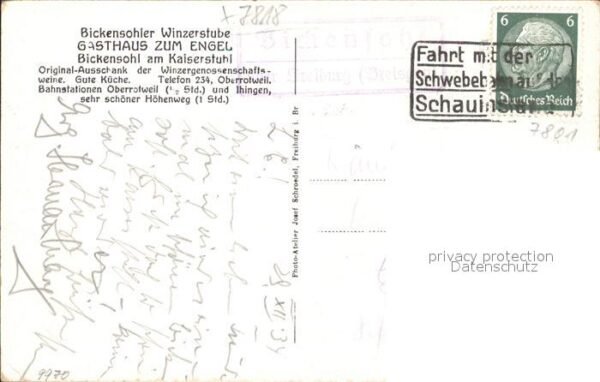 Bickensohl Gasthaus zum Engel Winzerstube – Bild 2
