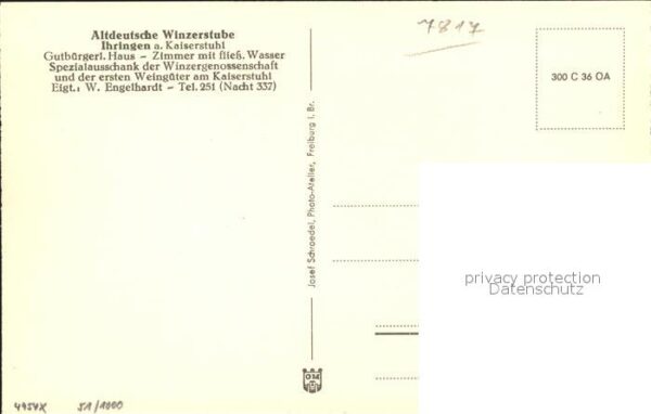 Ihringen Altdeutsche Winzerstube – Bild 2