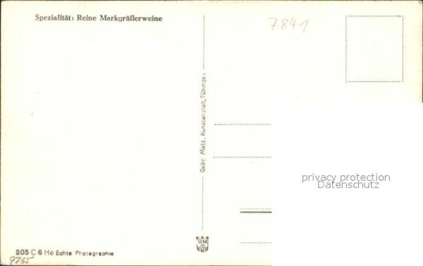 Auggen Gasthaus zum Rebstock Fr. Bolanz – Bild 2