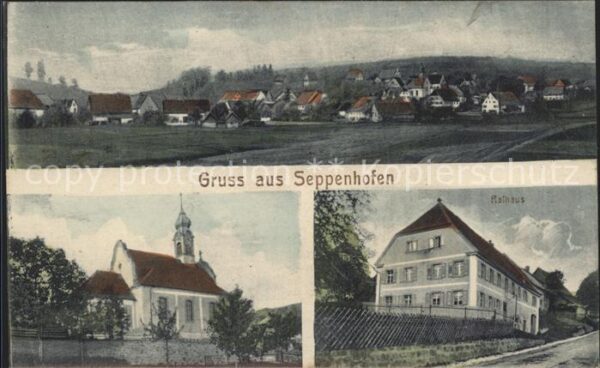 Seppenhofen Rathaus Kirche