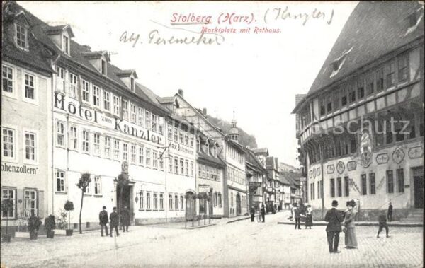 Stolberg Harz Marktplatz Rathaus