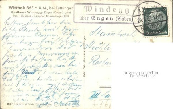 Tuttlingen Witthoh Alpenpanorama Gasthaus Windegg – Bild 2
