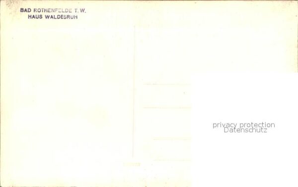 Bad Rothenfelde Haus Waldesruh – Bild 2