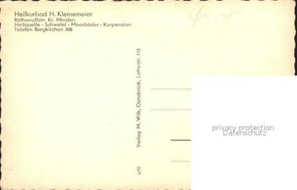 Rothenuffeln Kurbad H. Kleinemeier – Bild 2